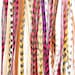 BEAUTIFUL LONG Burgundy 6 Feather Hair Extension - Salon Grade Whiting Feathers : FREE mirco link clamp
