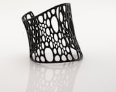 Subdivision Cuff - black nylon bracelet