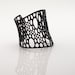 Subdivision Cuff - black nylon bracelet