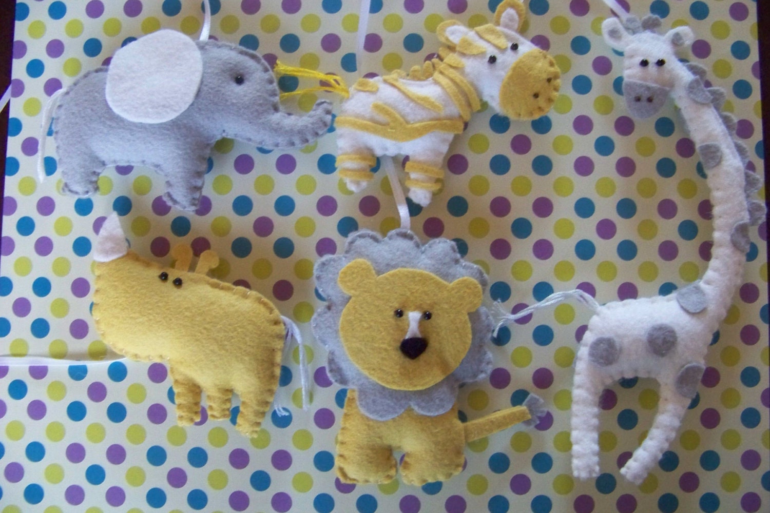Baby Mobile - Baby Crib Mobile - Jungle Mobile - Nursery Baby Room "Sleepy Jungle" (You can pick your colors)