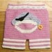 Crochet Pattern--Sock Monkey Shorties Longies
