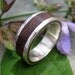 Lados Nacascolo Wood Ring - recycled sterling silver and sustainable wood wedding band