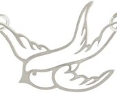 Soaring Bird Necklace - sterling silver