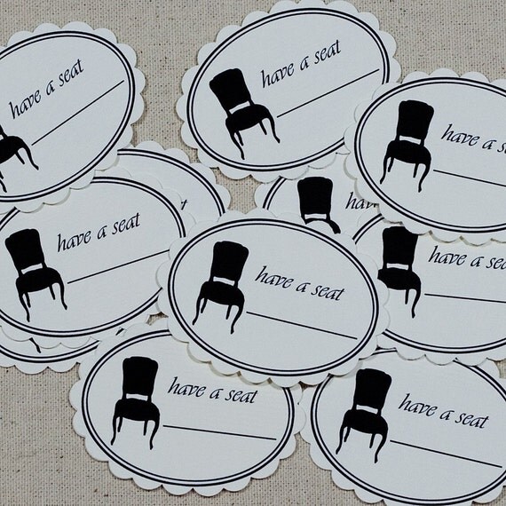 SALE Have A Seat Tags