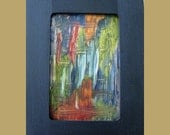 Copper Art for Sale, Original, Painting, Abstract, Miniature, Metal, Karina Keri-Matuszak