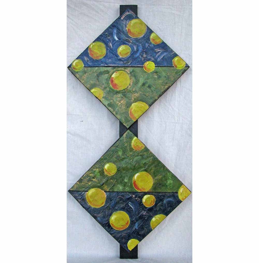Original Art for Sale Was 275 Now 198 Abstract Surreal Copper Painting  Modern Contemporary Wall Sculpture