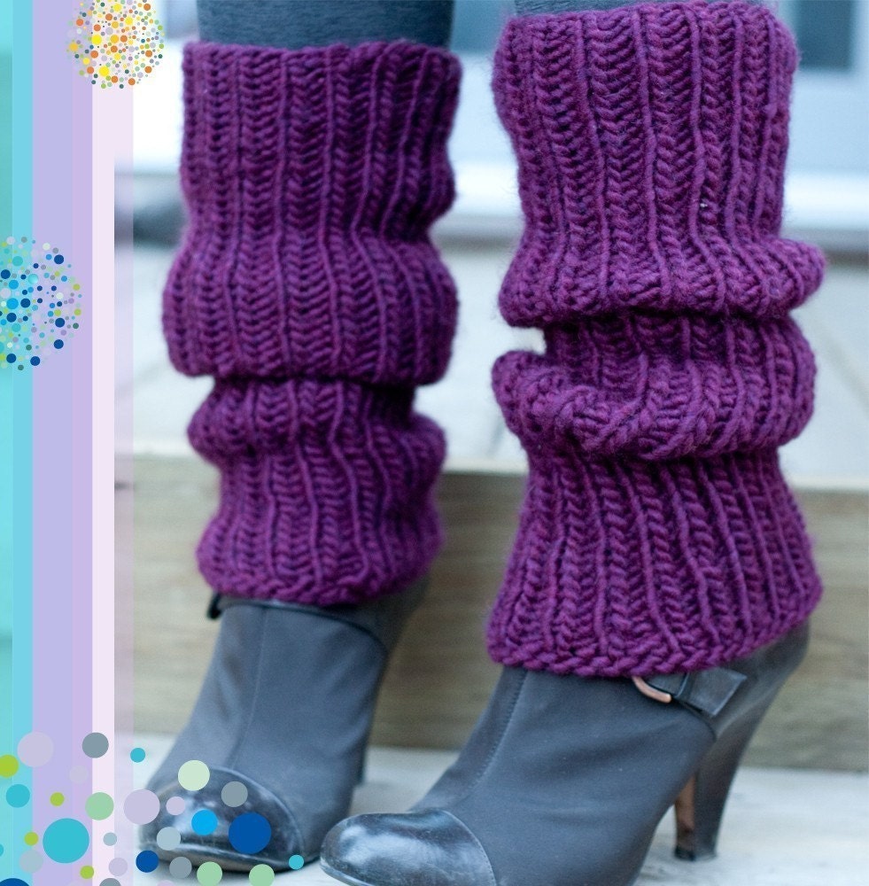 Simple Legwarmers Knitting PATTERN