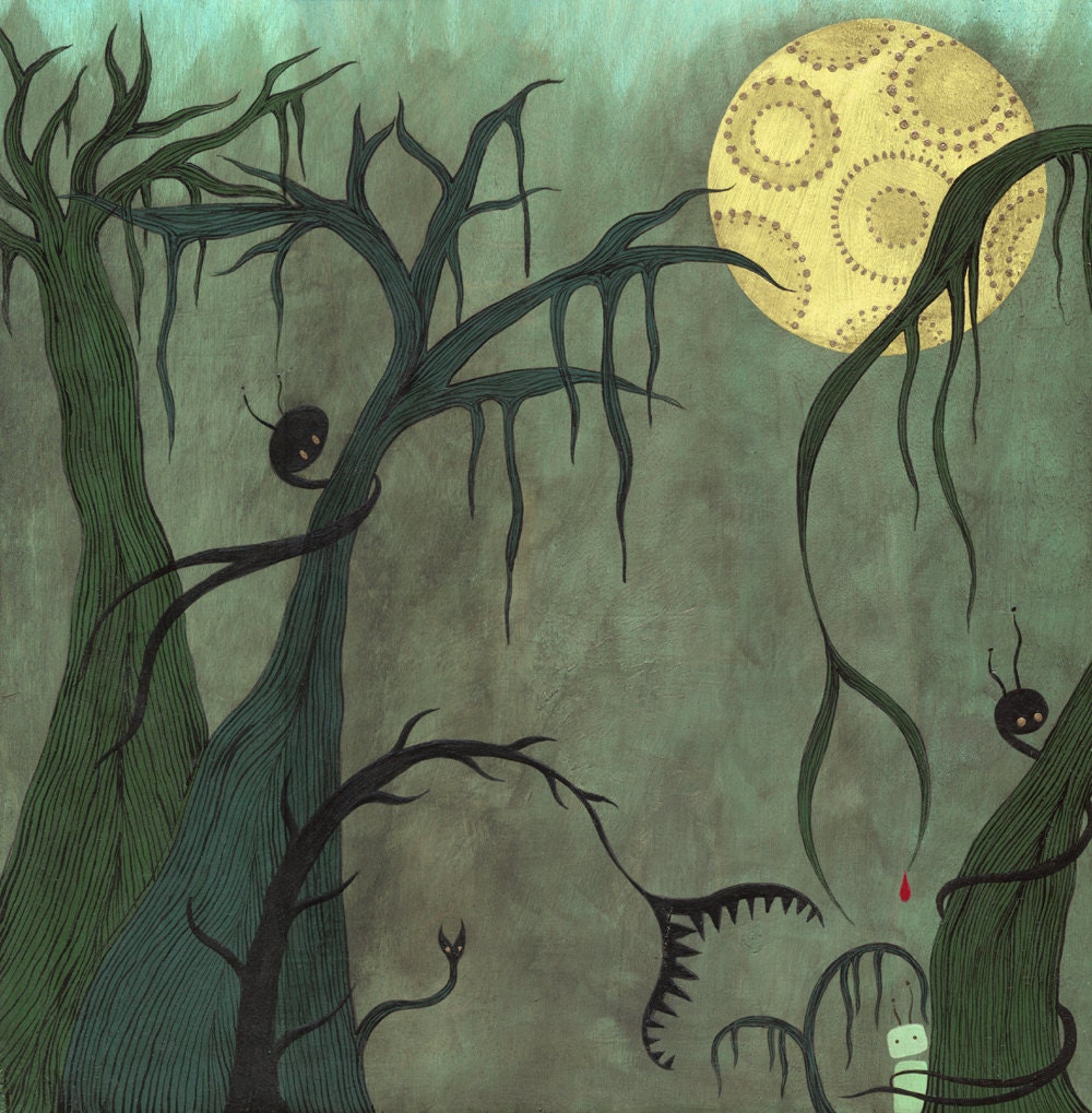 it's gonna be a long night - original painting