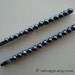 Hematite - beaded bobby pins