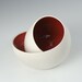DISCOUNTED Egg Chair Vessel with Red Interior- second