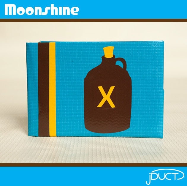 Moonshine Duct Tape Wallet - by jDUCT