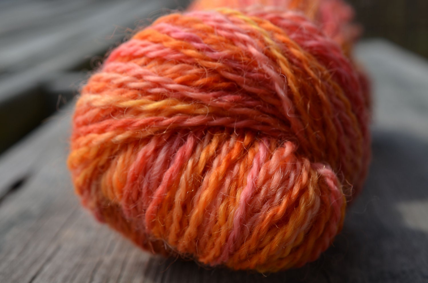 Sheeps and Peeps Millspun Longwool Yarn, Sunset