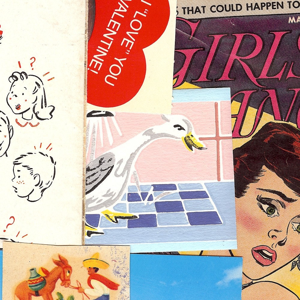 Random Assortment of Collage Ephemera