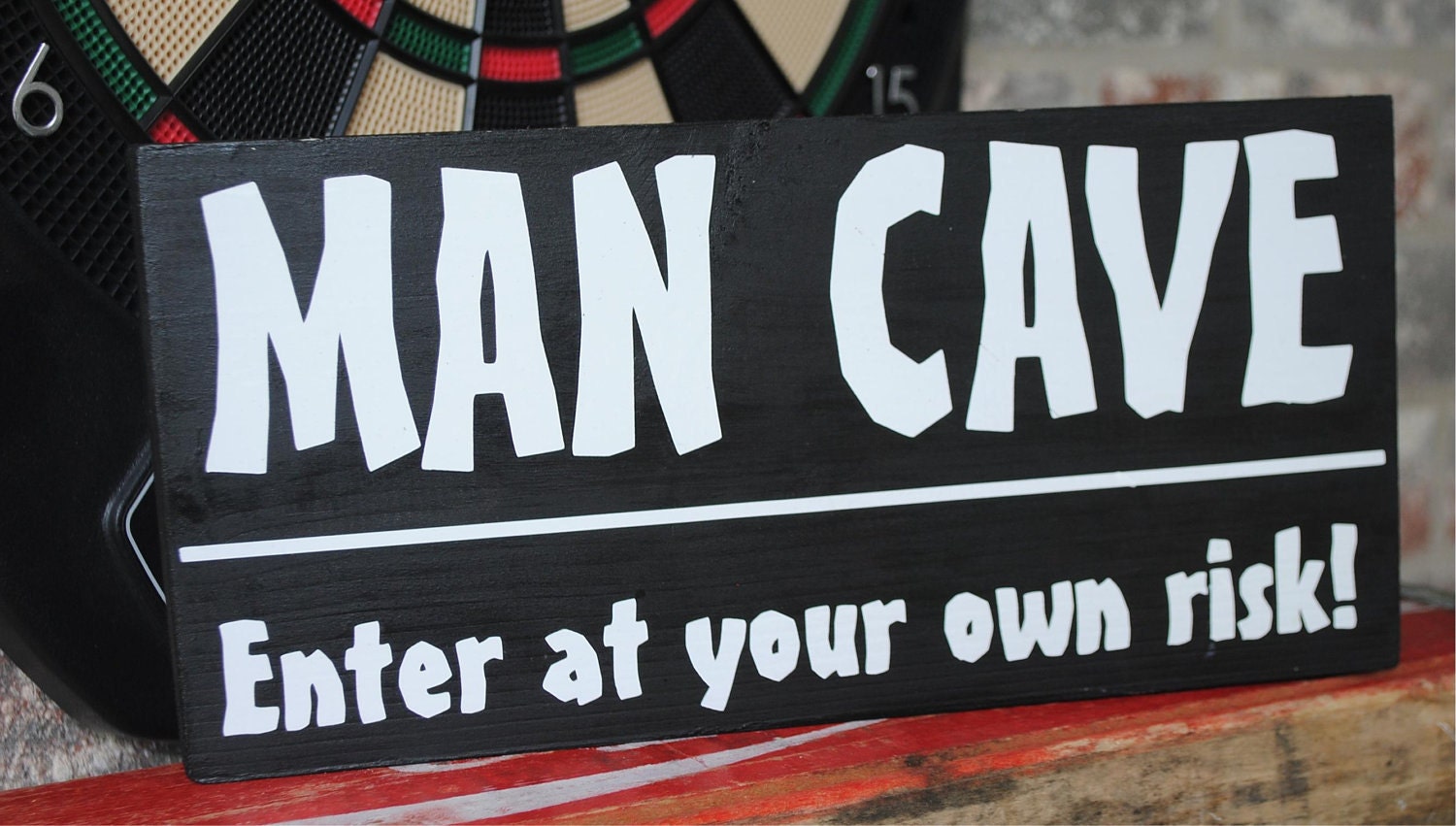 Man Cave Wood sign Wall Hanging