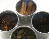 small chai tea kit with recipe. organic and fair trade spices.