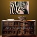 Original Large Abstract Painting Modern Contemporary Zebra Animal Impasto... 24" x 36" ... Serengeti