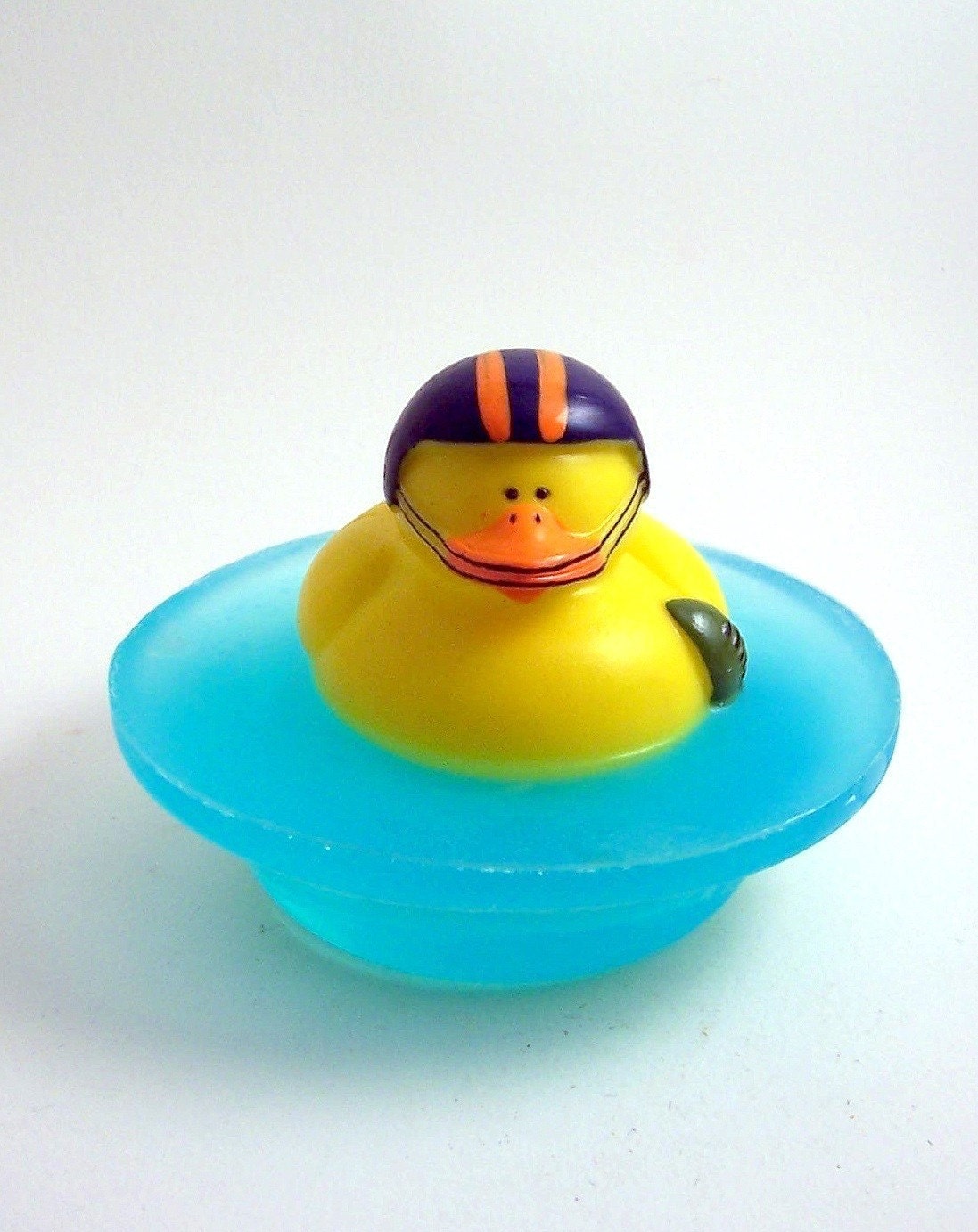 Football Duck on a Pond Soap- FREE shipping