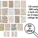 Digital Collage Sheet Image CD Volume 6 -- 1601 Circles on 49 Collage Sheets by Piddix -- with two free bonus sheets