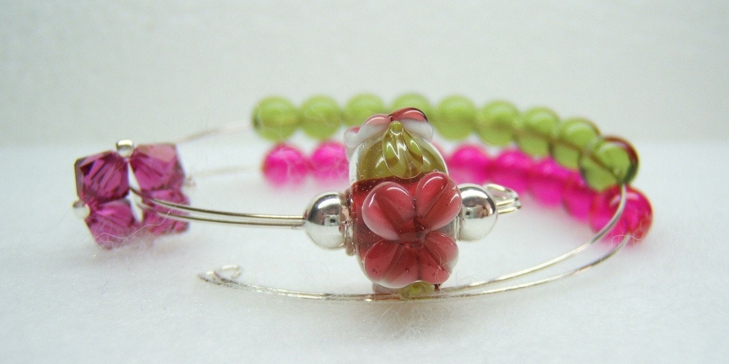 Apple Blossom Row Counter Bracelet