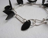 Bike Tire Leaf Bracelet