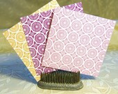 Letterpress Pattern Mini Notes