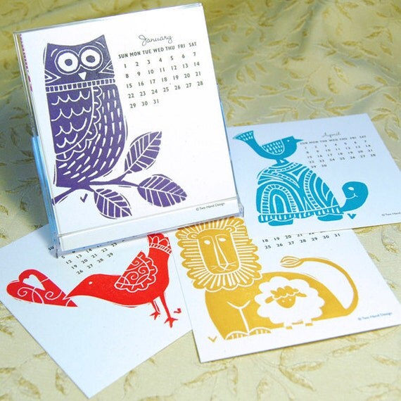 2012 Limited Edition Letterpress Calendar