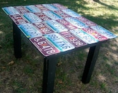 License Plate Table