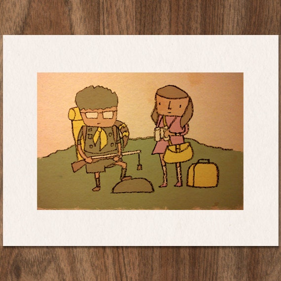 Wes Anderson MOONRISE KINGDOM Limited Edition Print