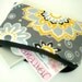 Yellow Dazzle Blooms Little Zipper pouch Coin purse Gadget Case ECO Friendly Padded