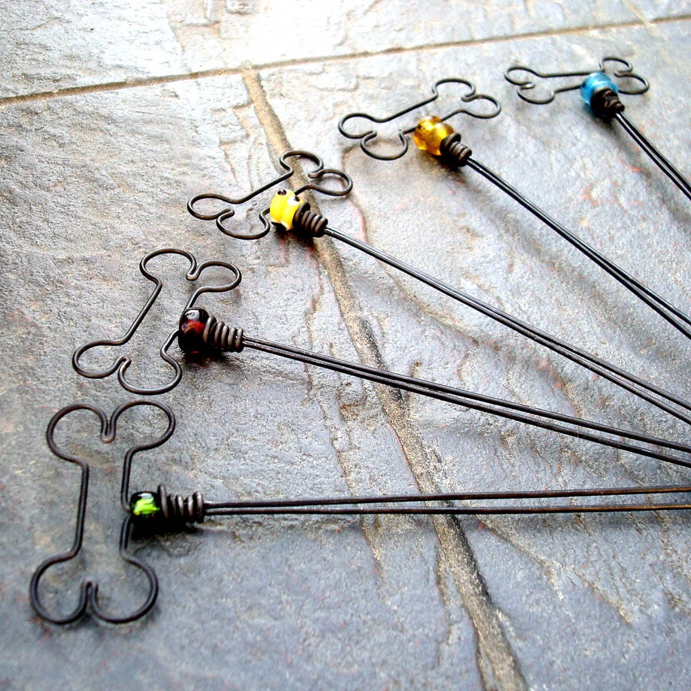 3 Dog Bone Bookmarkers - Special Etsy Price