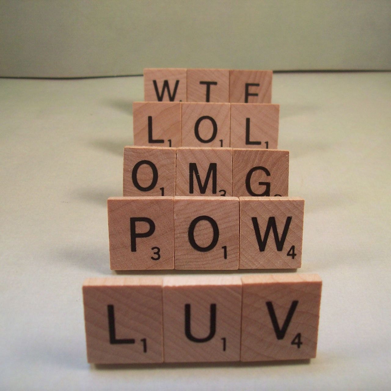 Two-Finger Scrabble Word Ring (your choice)