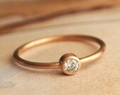 Rose Gold Diamond Ring