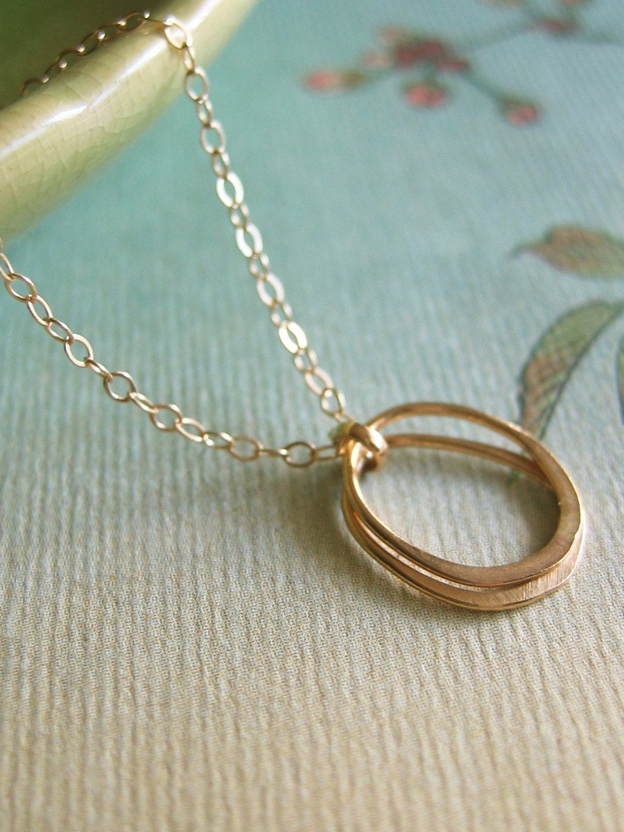 Organic Double Oval Necklace