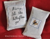 Lavender stuffed Let the Butterflies Go sachets
