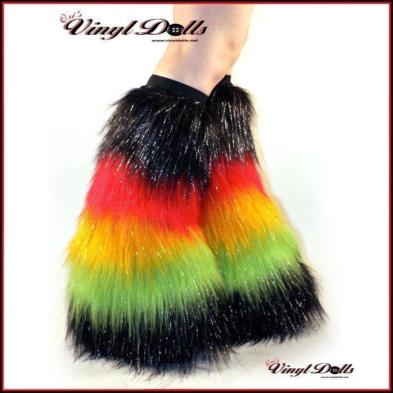 fur rave boots