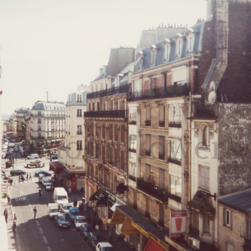 A Room with a View Paris 8x8 Print France City Parisian  Decor