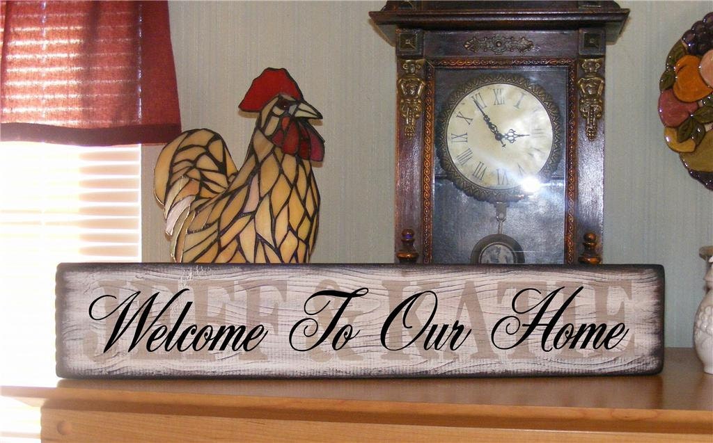 Personalized Sign, Couples / Family Name Custom Sign. Choose Your Names and Inspirational Phrase.