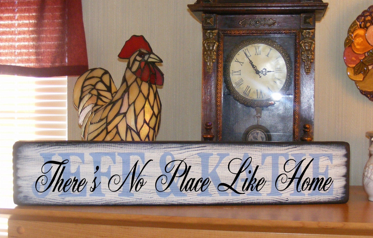 COUPLES There's No Place Like Home Woos Sign, PERSONALIZED FREE