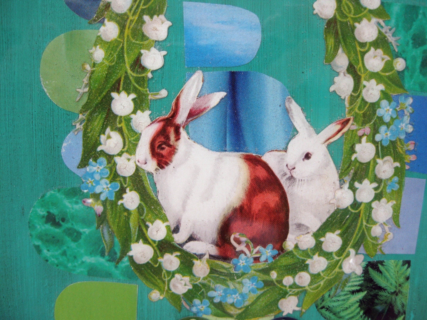 Make Your Own Luck Victorian Scrap Collage