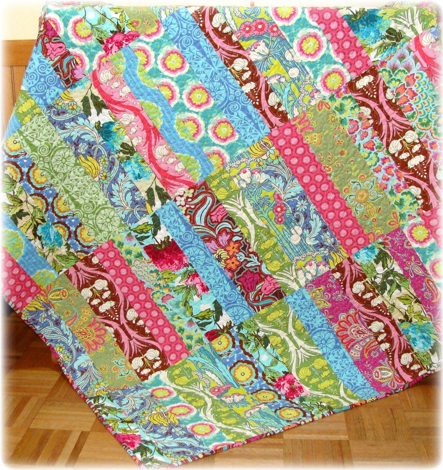 Just tween us Girls Soul Blossoms Quilt by CarleneWestberg on Etsy