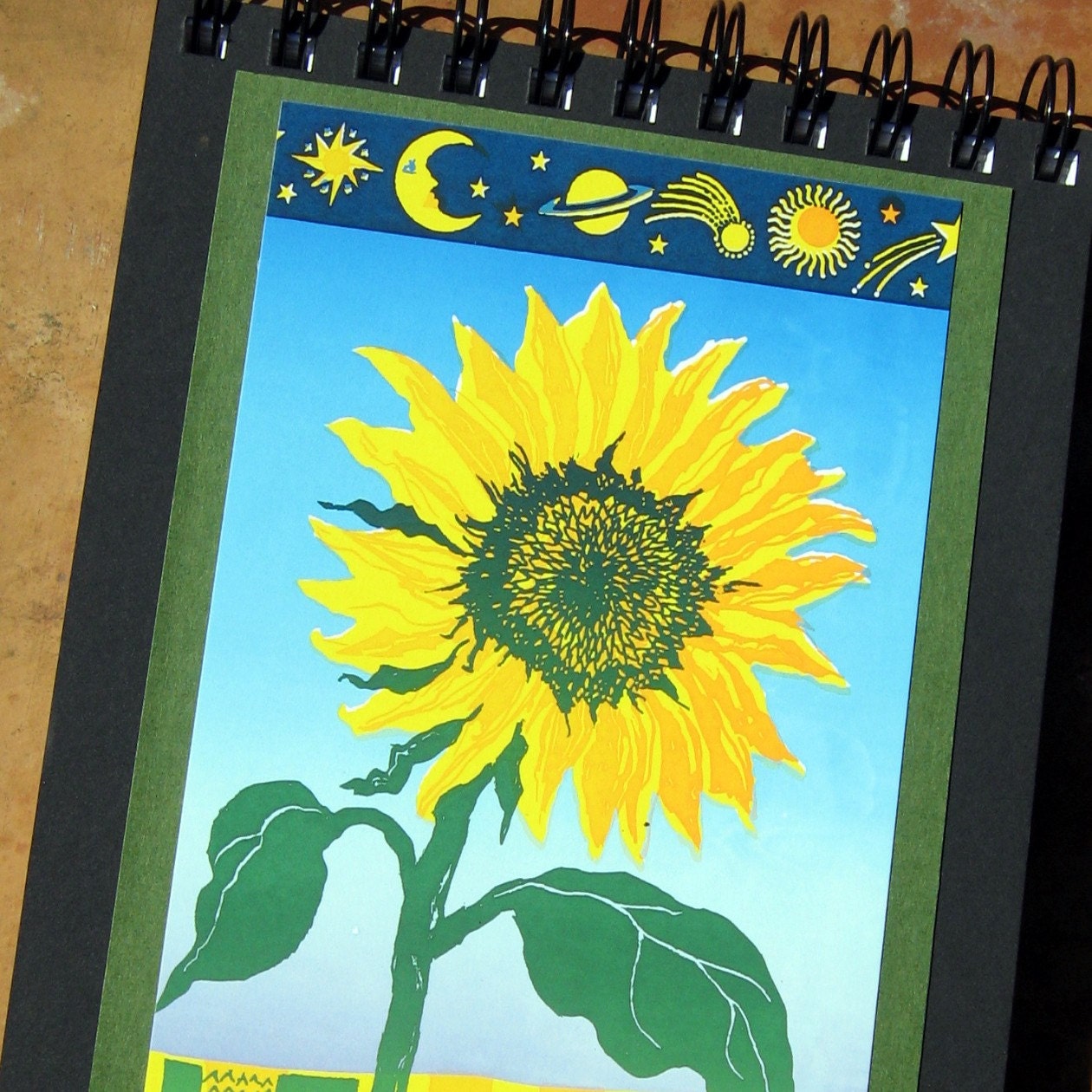 Sunshine Sunflower Notebook Journal