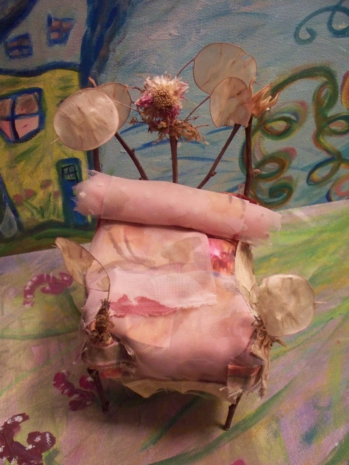 Fairy Bed, Asleep in a Flower Garden