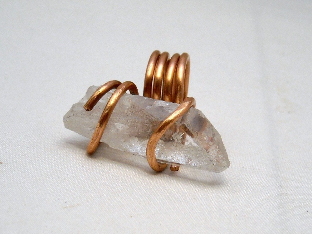 Chunky Bohemian Quartz Ring - Custom