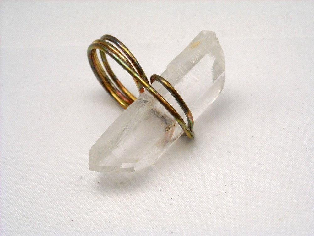 Chunky Bohemian Quartz Ring - Custom