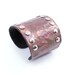 Armor style Wide Copper Cuff with Rivets