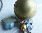 SALE - Take 50% Off - Ball of Secrets - Vintage Locket Necklace