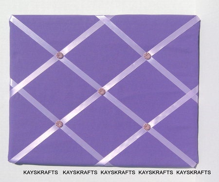 Purple and Lilac Memory Board French Memo Board 20X16 on Etsy