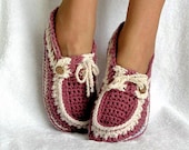 Slippers Crochet Pattern  Adult Button Loafers in 3 Sizes PDF 16