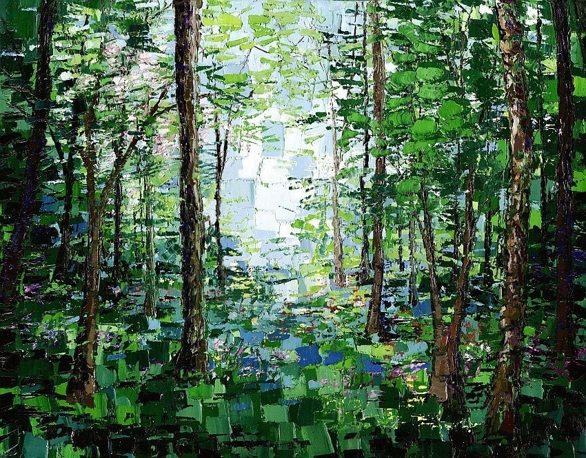 Reborn - 16x20 landscpape signed Lustre print reproduction by Aja ebsq