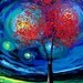Story of the Tree Act XLI - 16x20 Landscape oil painting original art by Aja